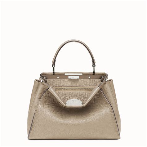 fendi peekaboo medium beige|Fendi peekaboo crocodile.